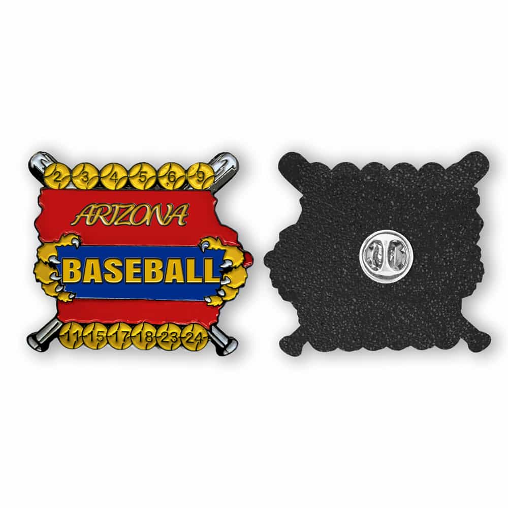 亚利桑那州棒球队纪念徽章：经典棒球运动比赛事俱乐部收藏纪念品